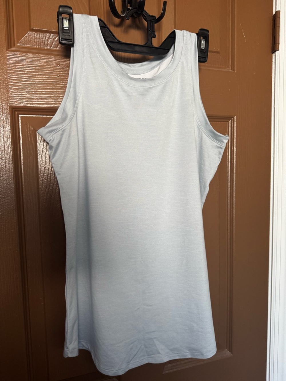 Columbia Light Blue V-Neck Sleeveless Tank